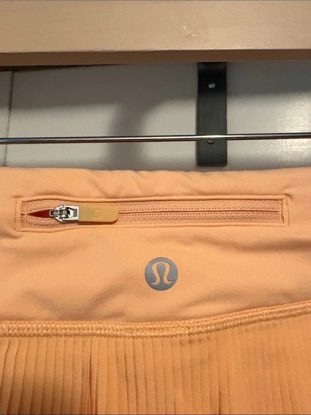 Pleated Active Skirt-Orange